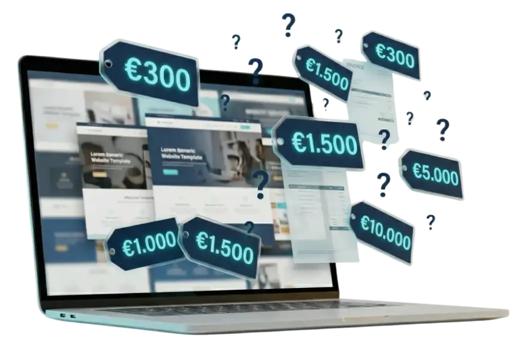 Preventivo sito web: la confusione dei prezzi diversi per la realizzazione di un sito web professionale